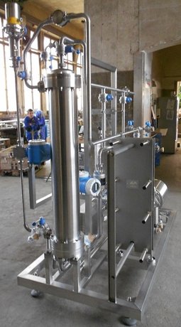 Plant construction, modules, assemblies, skids  for areas of use such as chemical applications, low temperature, gas, energy, and food technology 